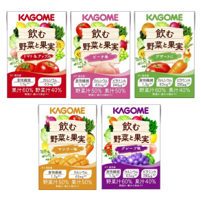 飲む野菜と果実 各種